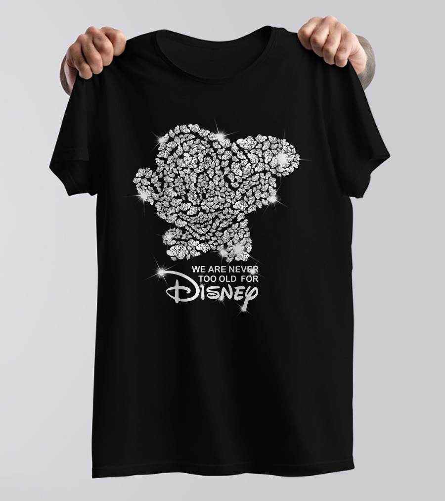We Are Never Too Old For Disney Dopey Roses T-Shirt