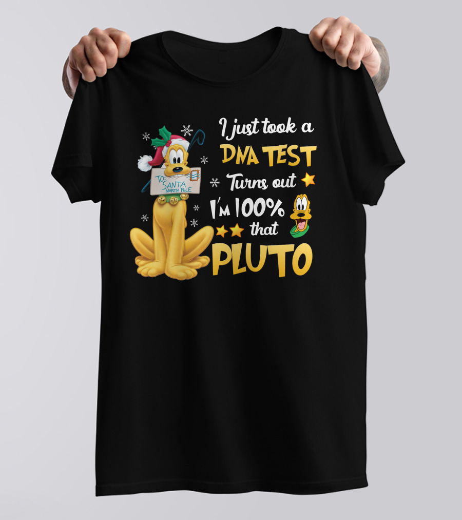 I Just Took A Dna Test Turns Out I'm 100% That Pluto Santa North Pole T-Shirt