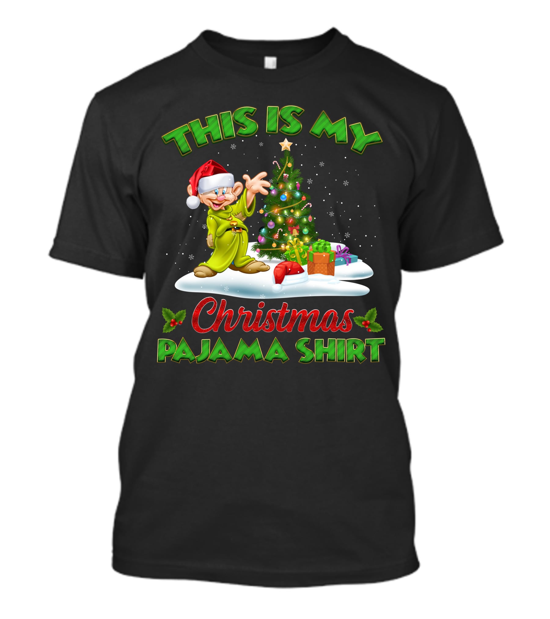 This Is My Christmas Pajama Shirt Dopey T-Shirt