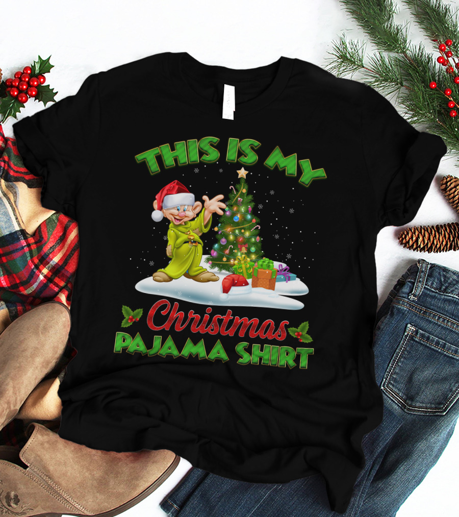 This Is My Christmas Pajama Shirt Dopey T-Shirt