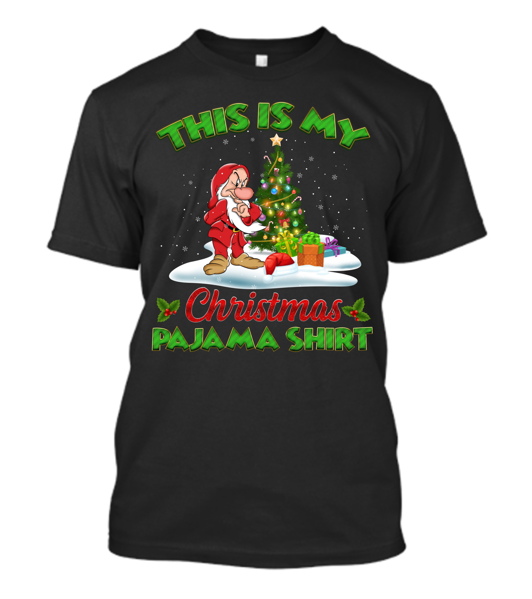 This Is My Grumpy Christmas Pajama T-Shirt