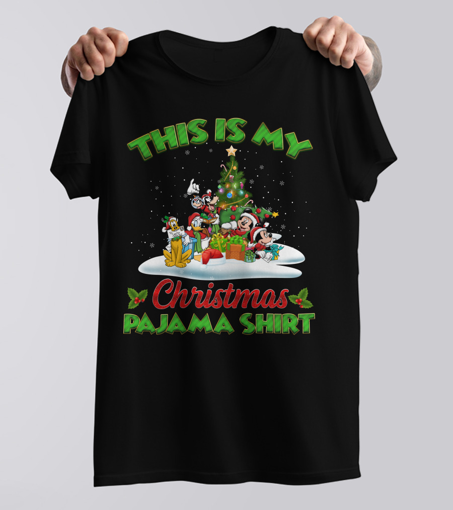 This Is My Christmas Pajama Shirt Mickey And Friend Christmas T-Shirt
