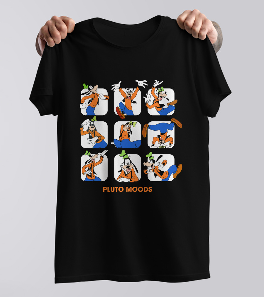 Goofy Pluto Moods Nine Expressions T-Shirt