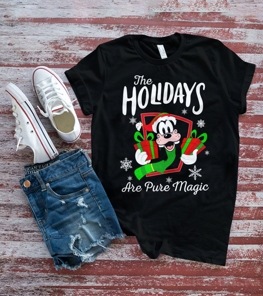 The Holidays Are Pure Magic Goofy Christmas T-Shirt