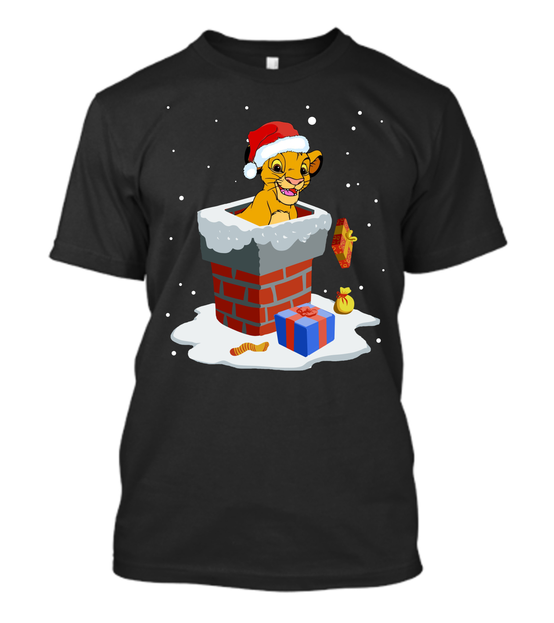 Simba Santa Chimney Christmas Festive Delight T-Shirt