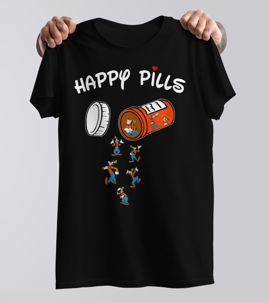 Happy Pills Goofy Capsule Fun T-Shirt