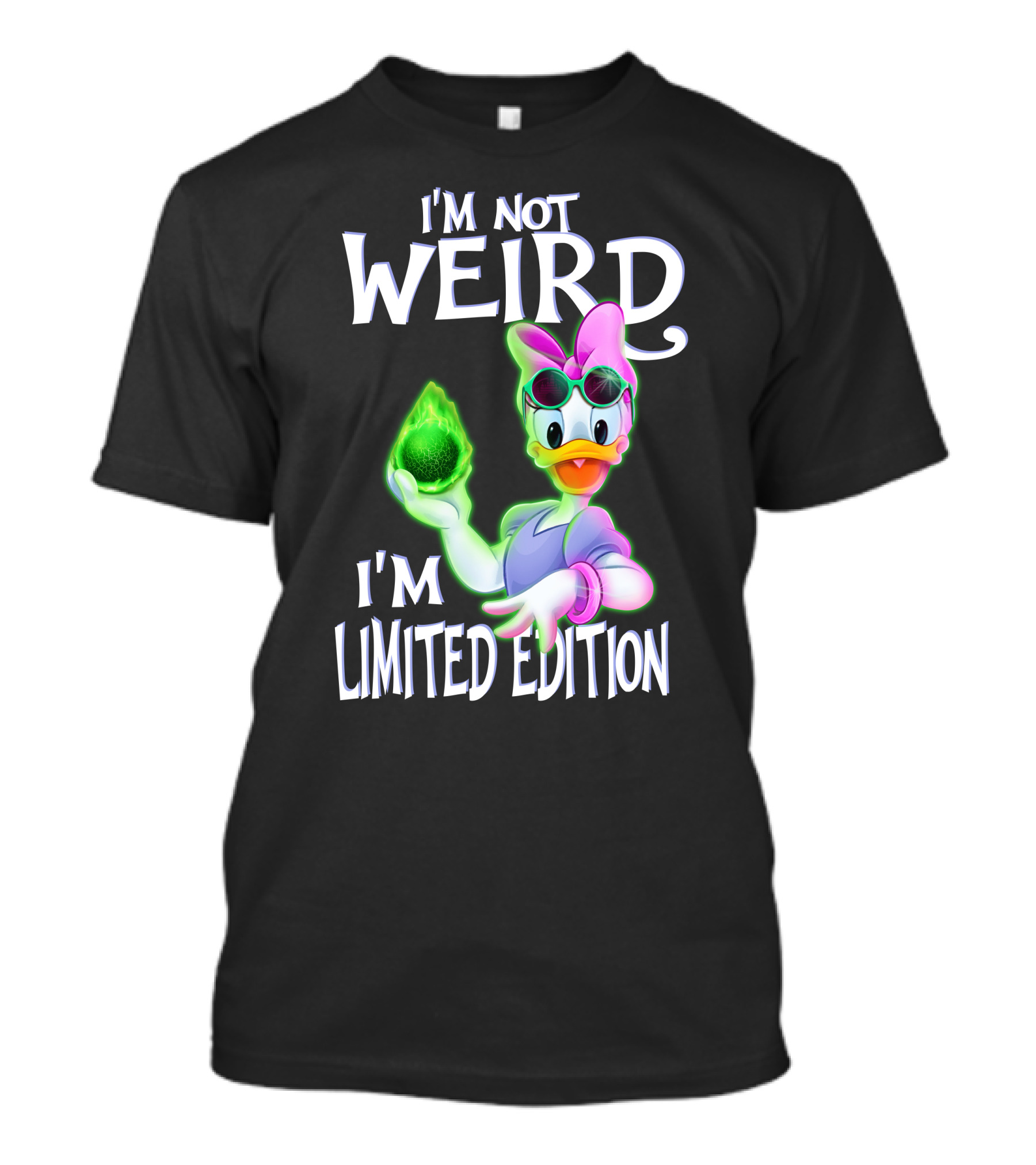 I'm Not Weird I'm Daisy Duck With Green Energy Sphere T-Shirt