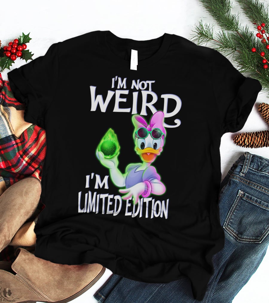 I'm Not Weird I'm Daisy Duck With Green Energy Sphere T-Shirt