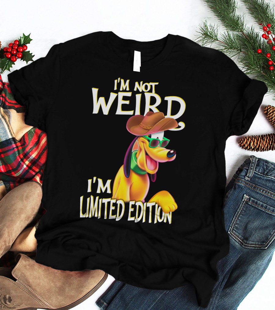 I'm Not Weird I'm Pluto Cowboy Hat Sunglasses T-Shirt
