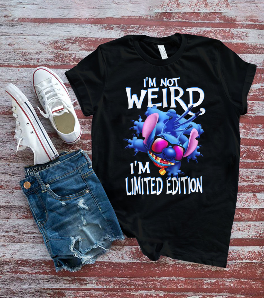 I'm Not Weird I'm Stitch Disney Character T-Shirt