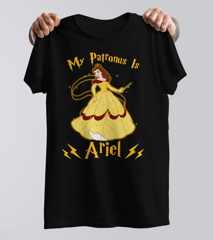 My Patronus Is Ariel Belle Disney Princesses Crossover T-Shirt