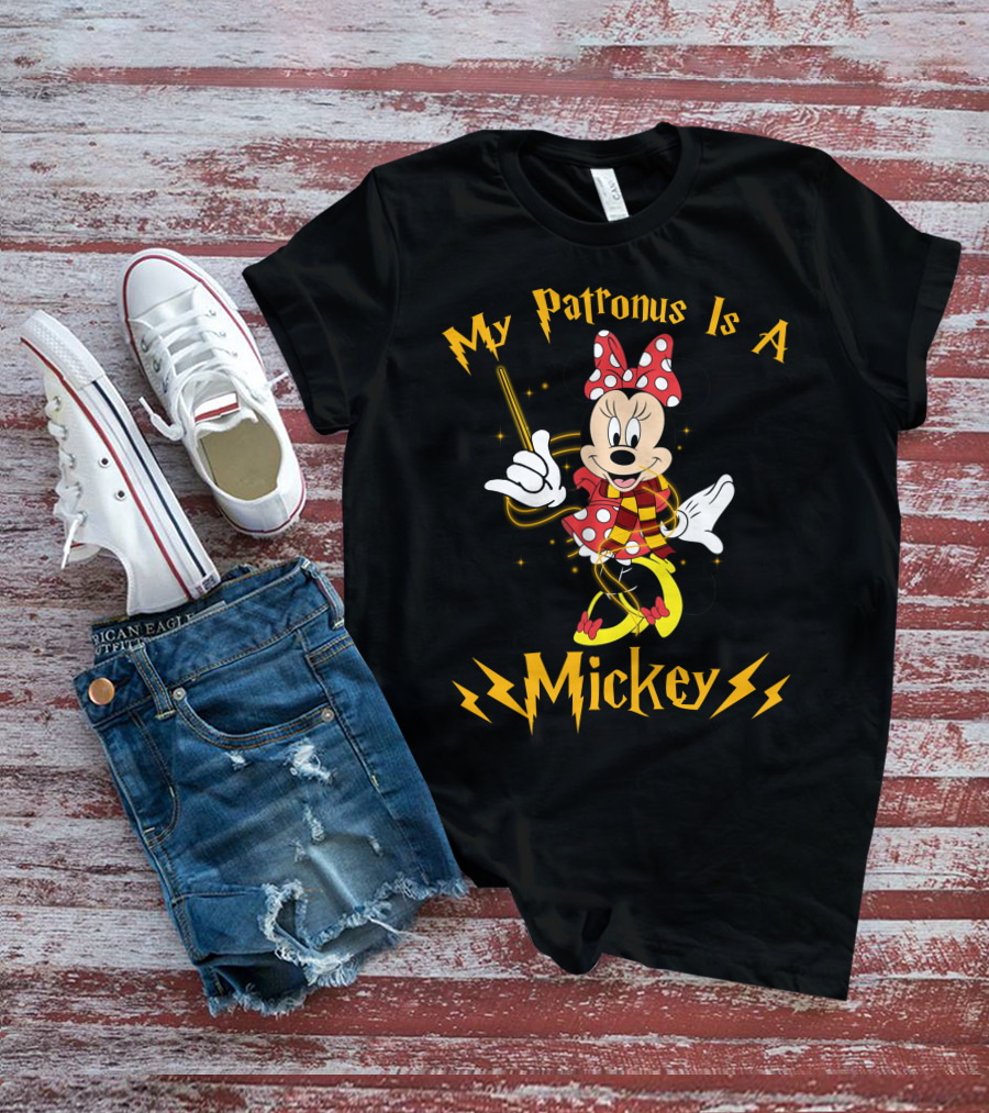 My Patronus Is A Mickey Minnie Magic Wand T-Shirt