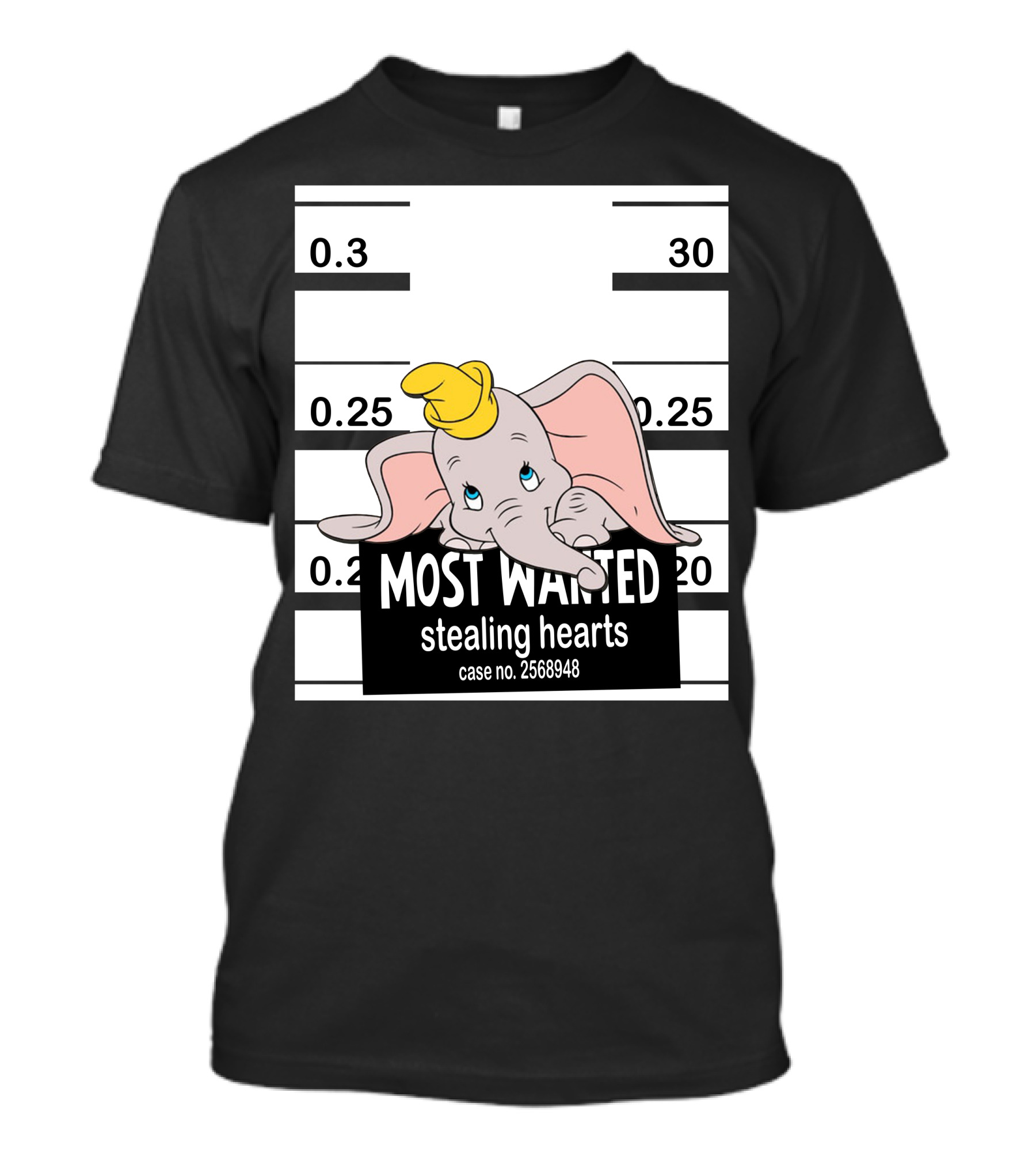 Dumbo Most Wanted Stealing Hearts Case No. 2568948 T-Shirt