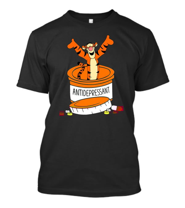 Tigger Antidepressant Pill Bottle T-Shirt