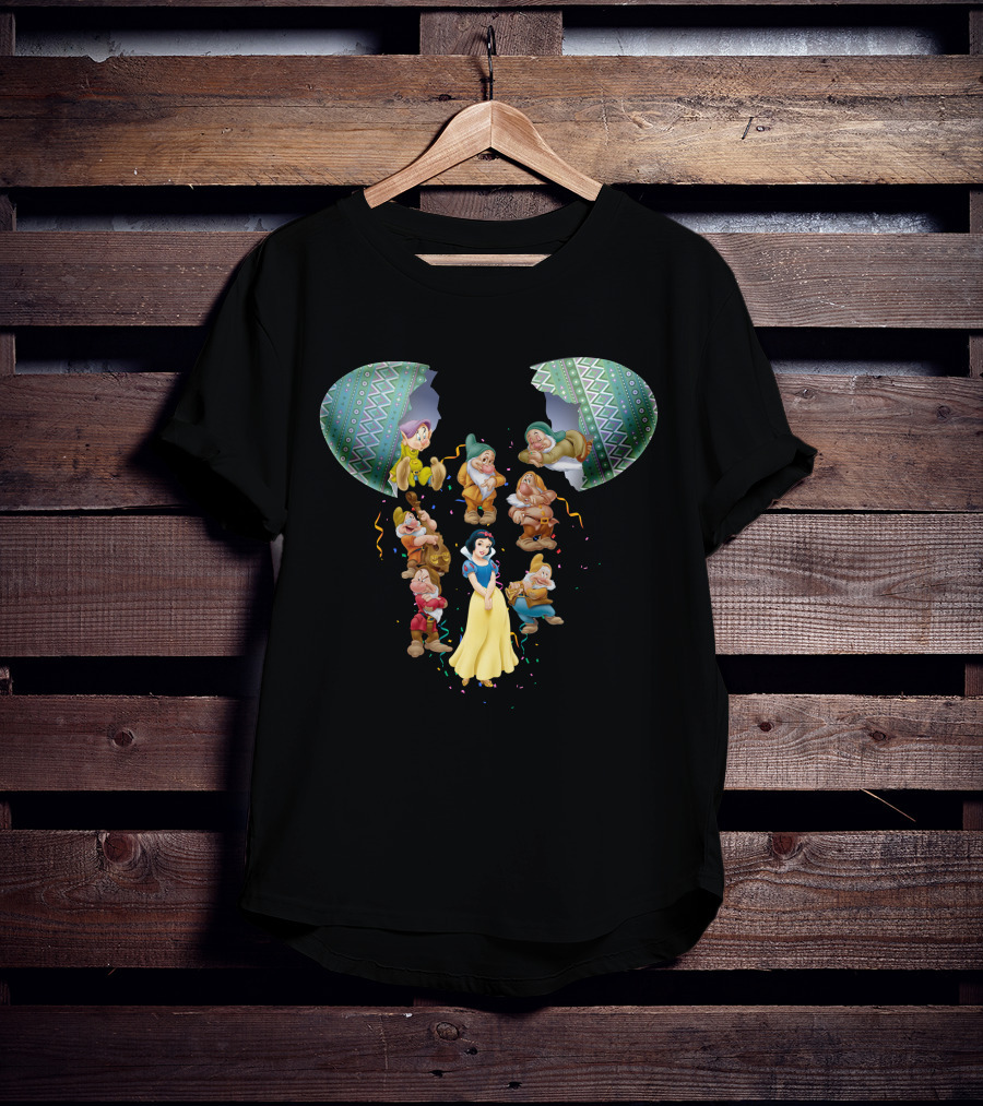 Snow White Seven Dwarfs Easter Egg Surprise T-Shirt