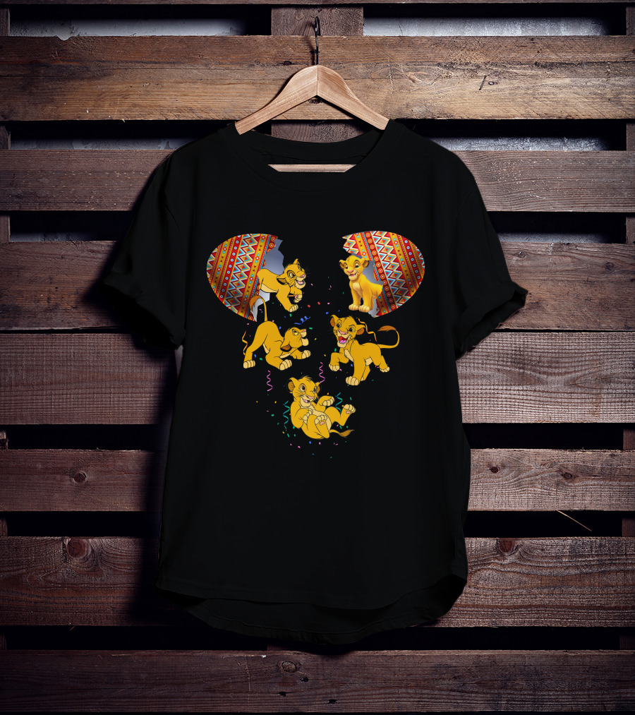 Simba Lion King Inspired Mouse Headburst T-Shirt