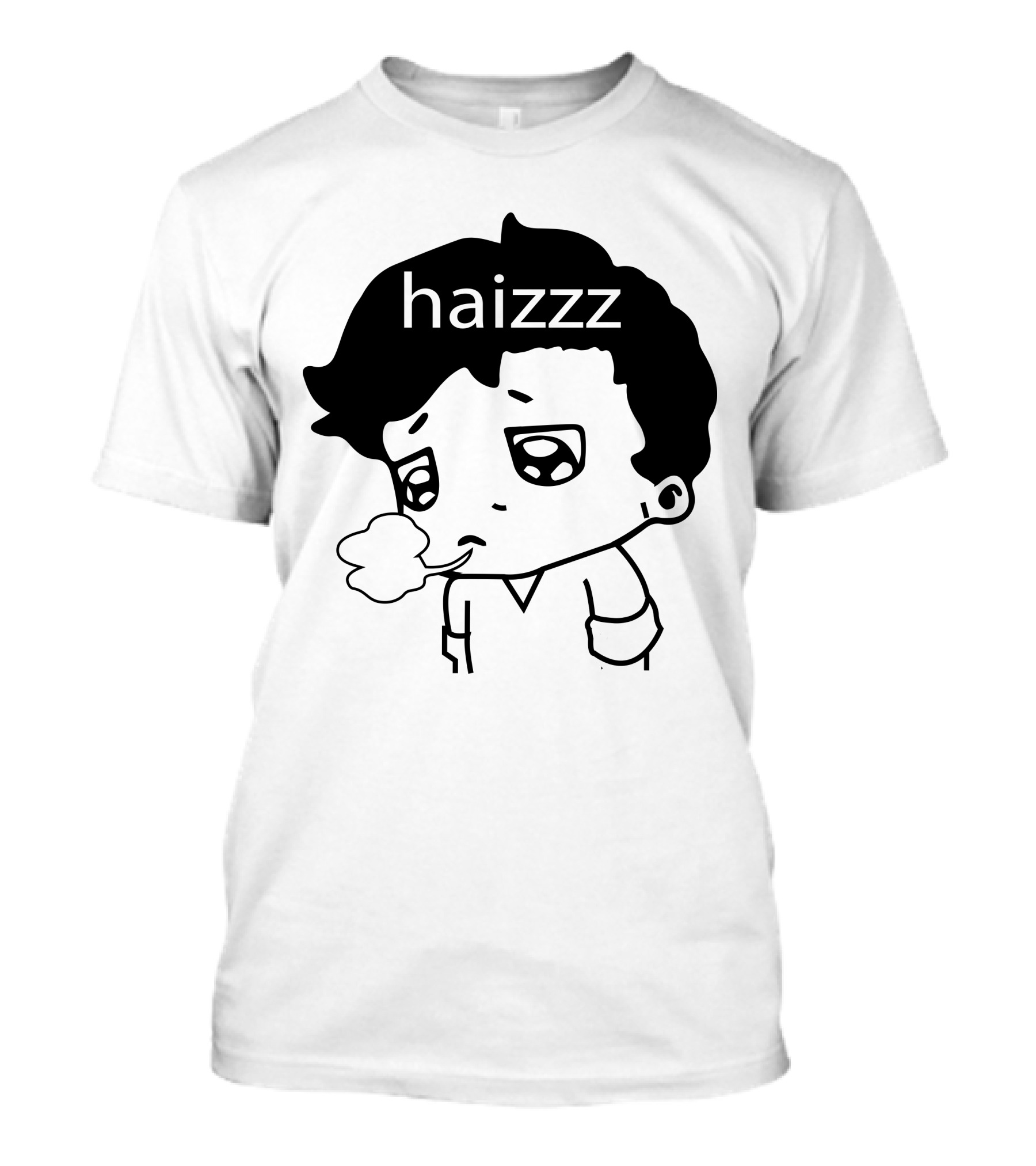 Haizzz Thổi Bong Bóng Buồn Dễ Thương T-Shirt