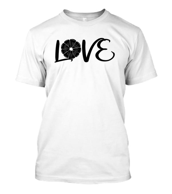 LOVE LEMON Sliced Citrus Typography T-Shirt