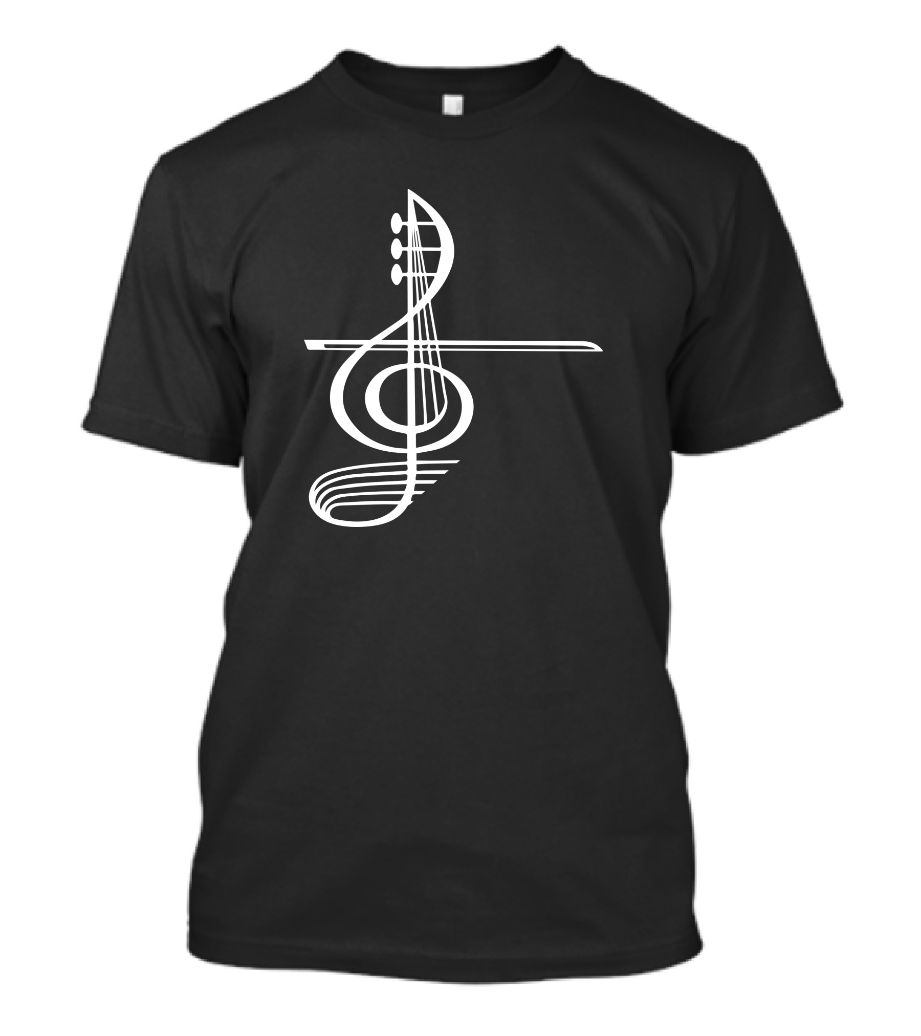 VIOLA Musical Treble Clef Strings T-Shirt