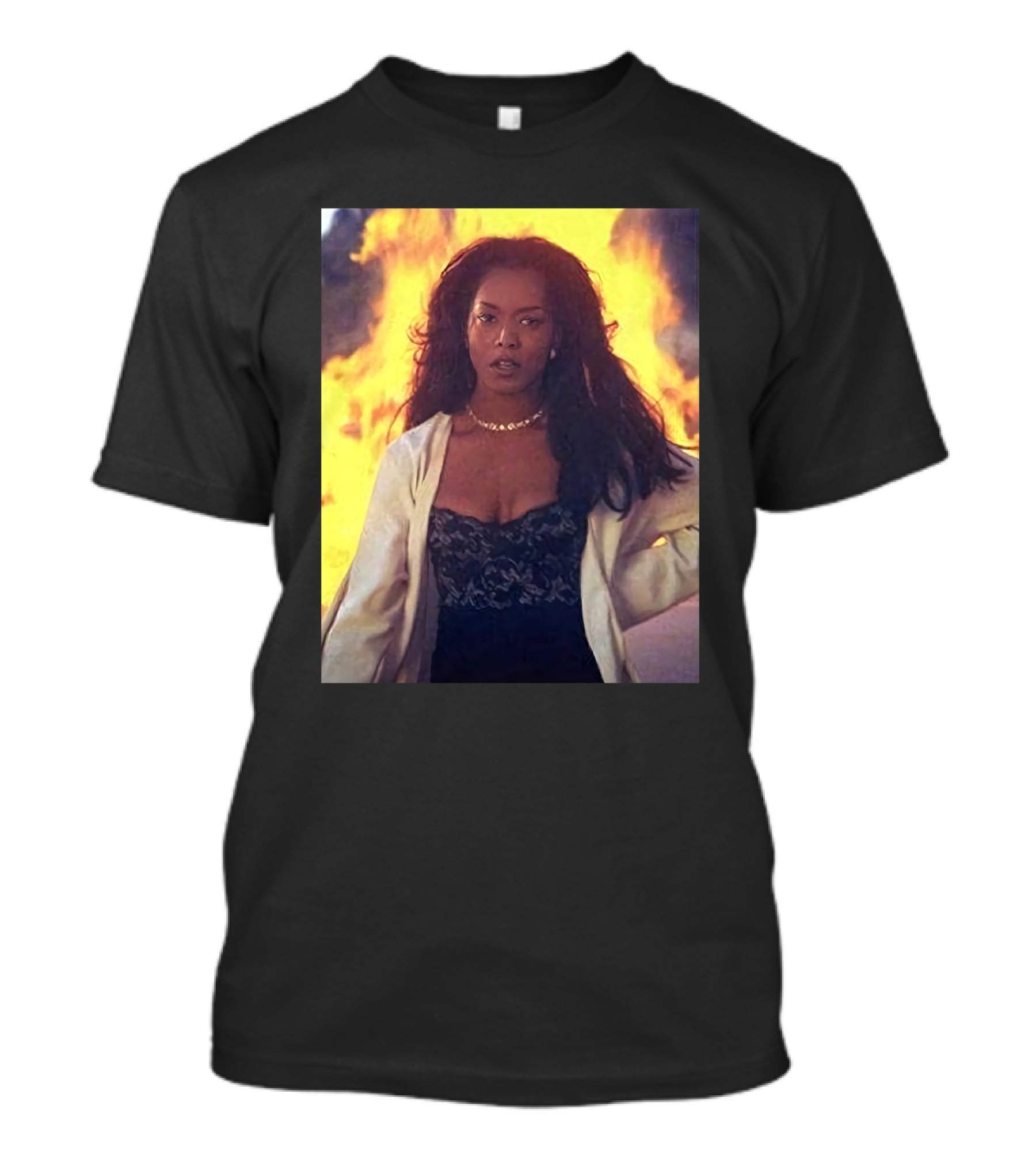Waiting To Exhale Angela Bassett Fire Scene T-Shirt