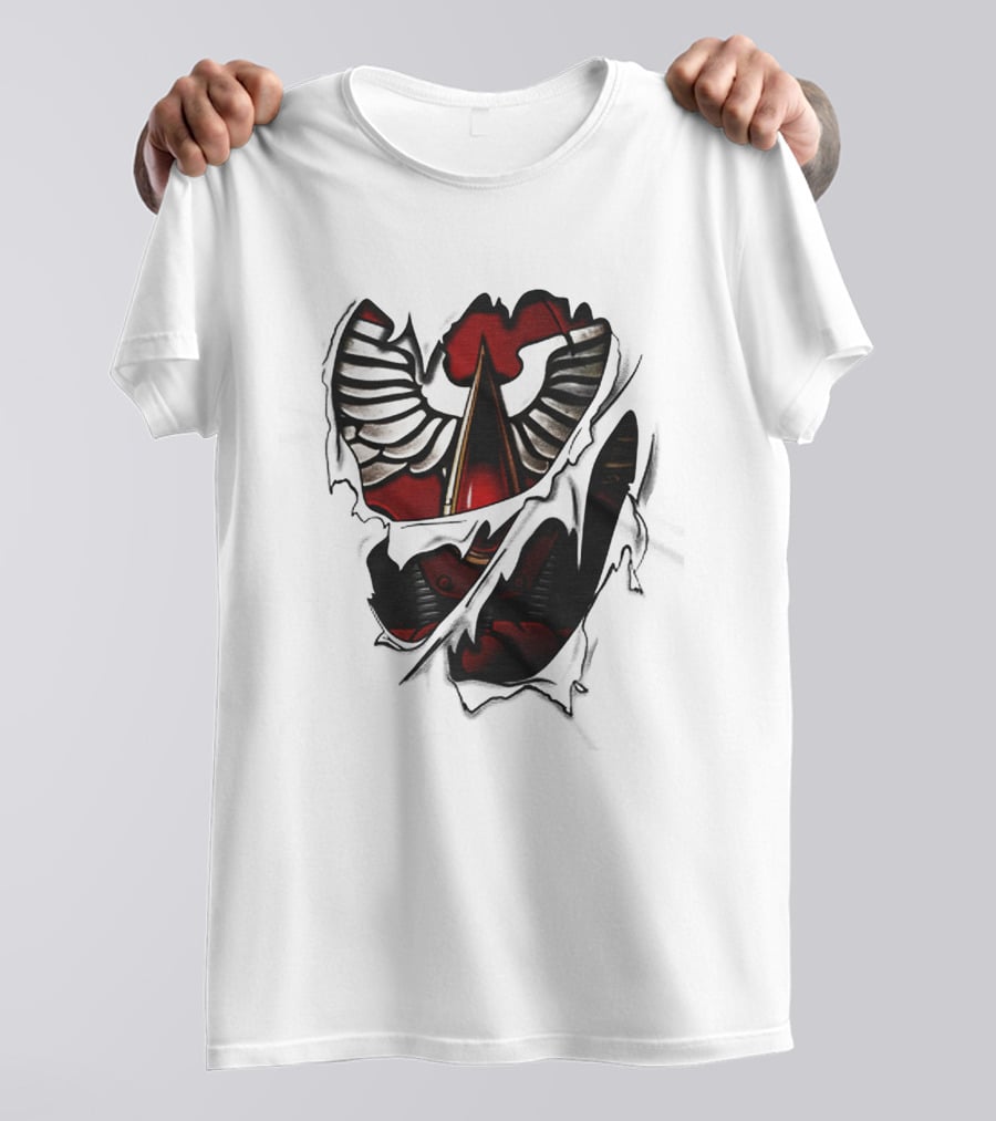 Warhammer 40k Blood Angels Winged Armor T-Shirt