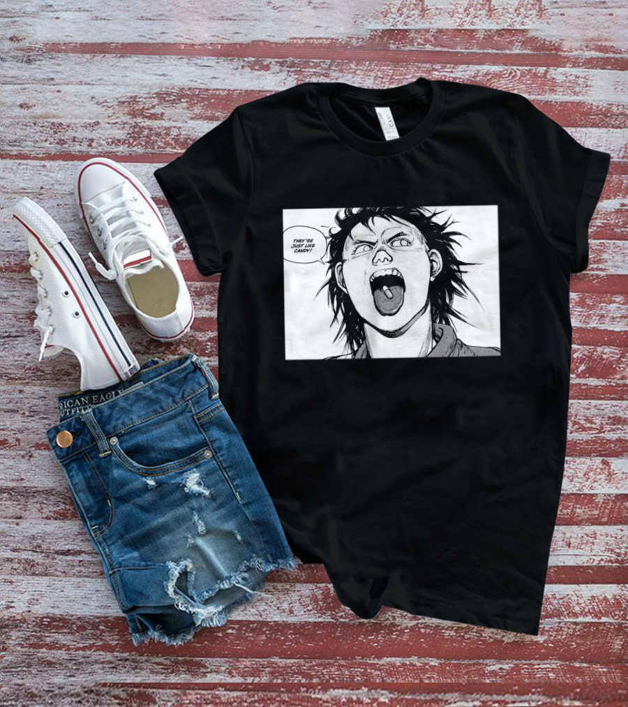 Akira Tetsuo They're Just Like Candy Pill T-Shirt