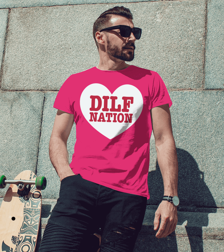DILF NATION Heart Classic T-Shirt