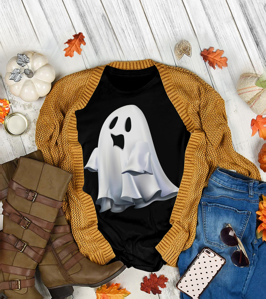 Scare Ghost Classic Halloween Phantom T-Shirt