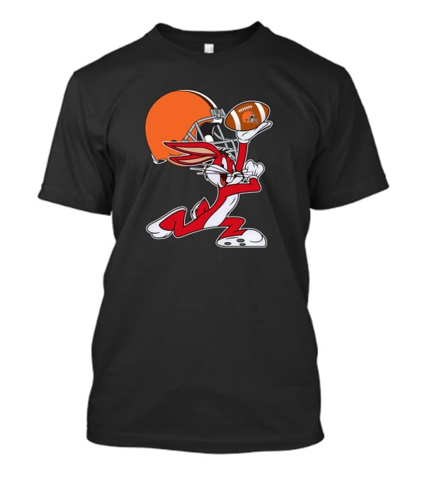 Cleveland Browns Bugs Bunny Football Chiefs T-Shirt