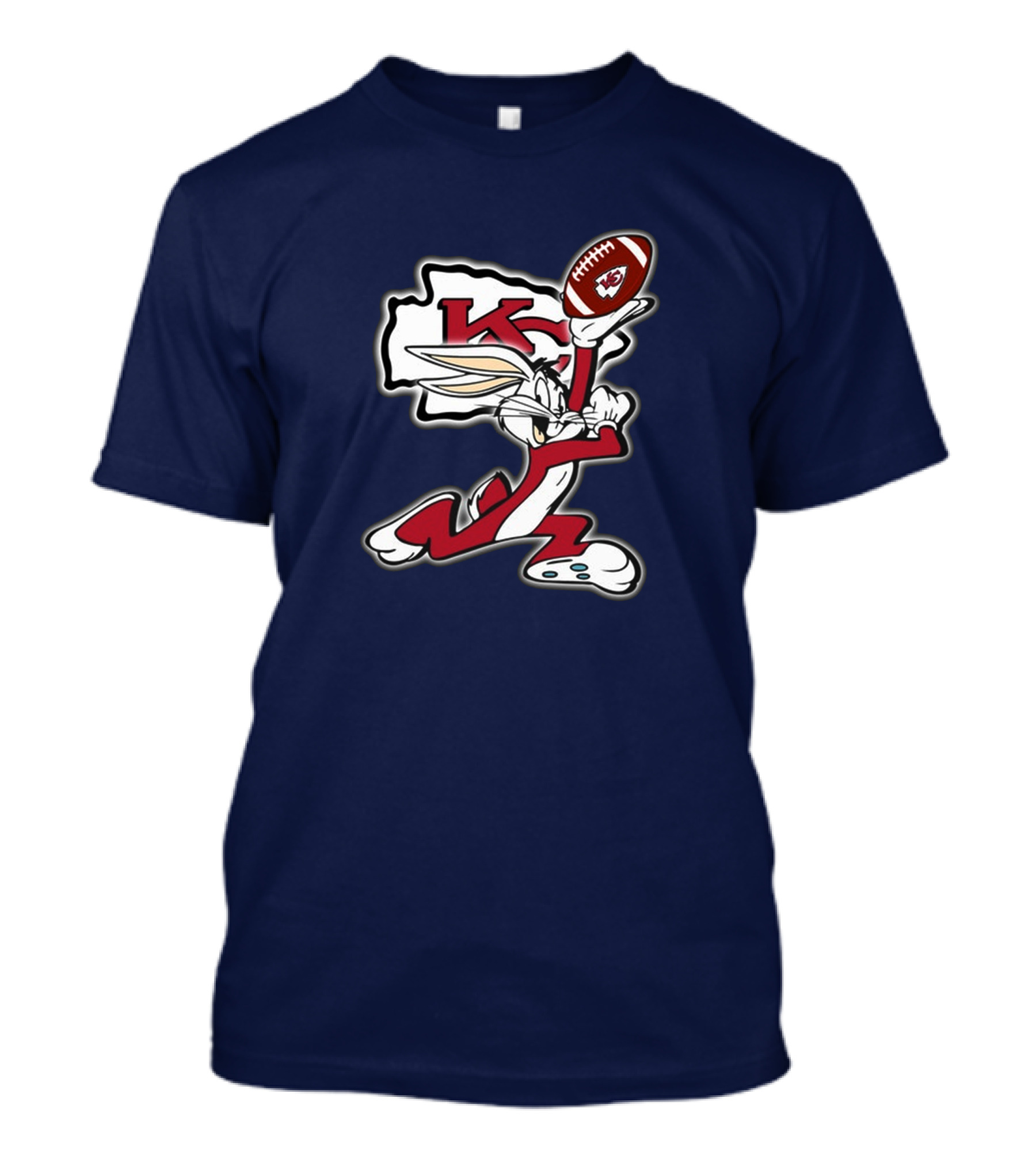 Kansas City Chiefs Bugs Bunny Football Kansas State T-Shirt