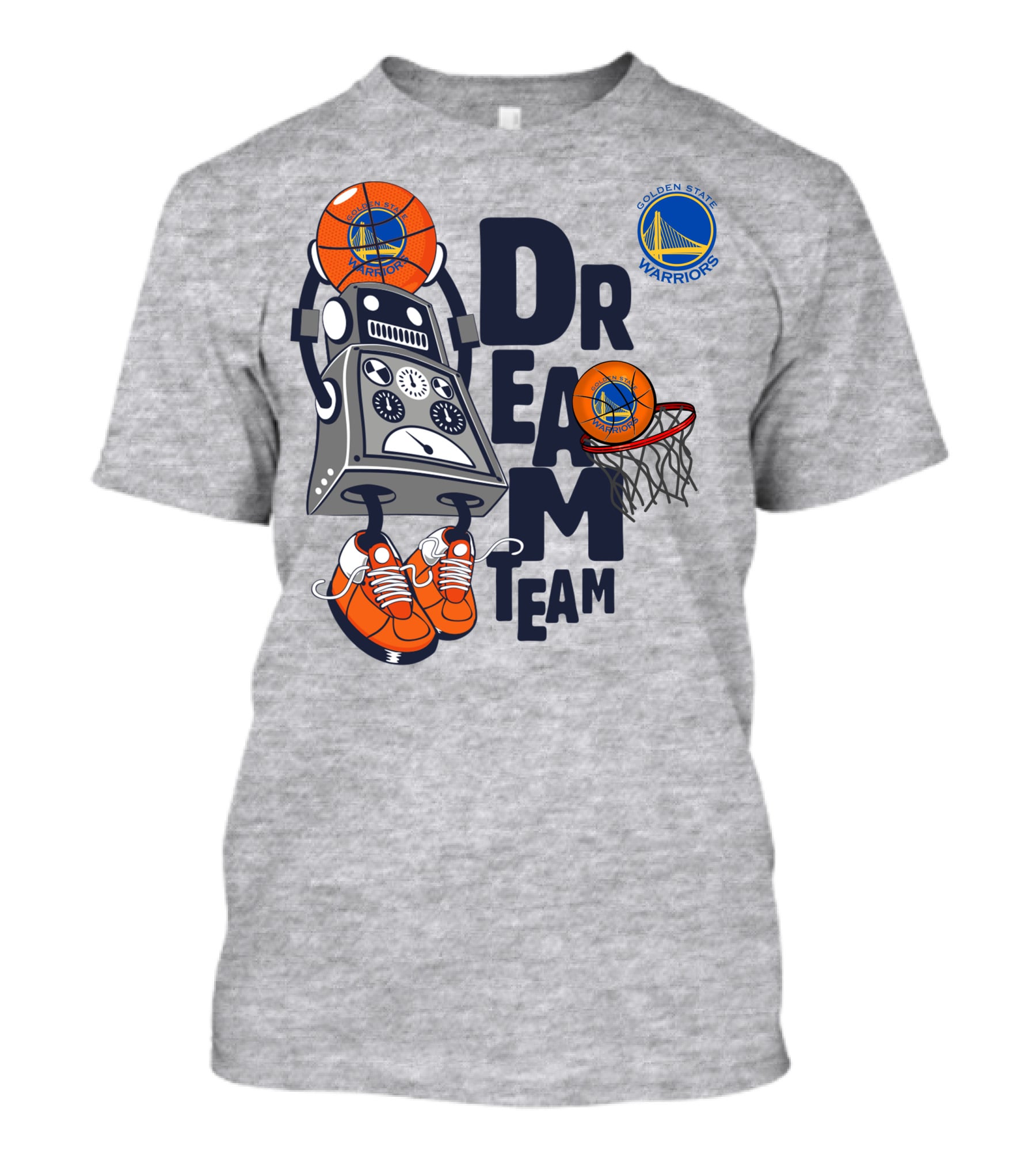 Golden State Warriors Dream Team Robot Basketball Legend T-Shirt
