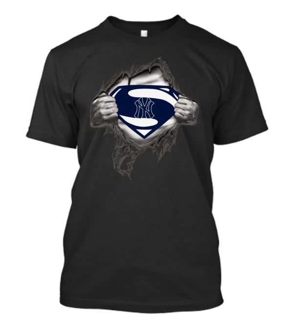 Yankees Superman Logo Reveal T-Shirt