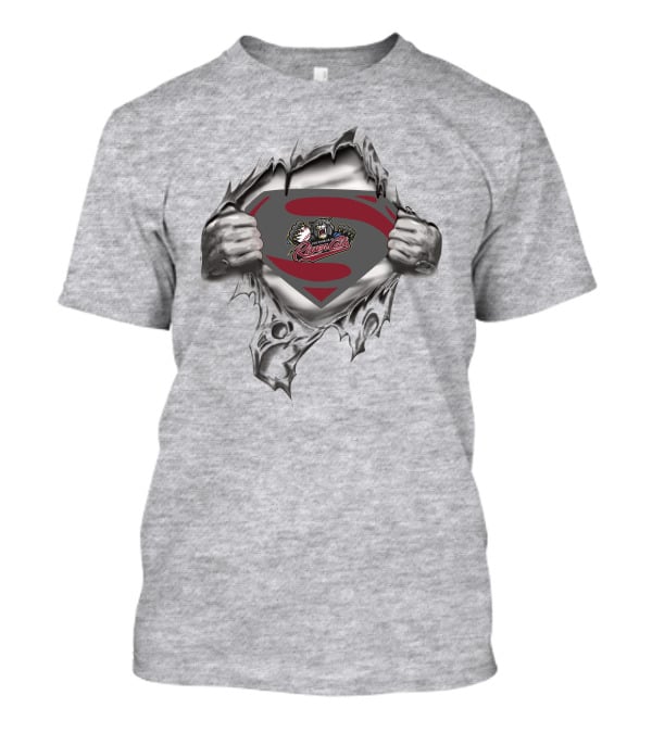 Sacramento River Cats Superman Logo Tear Revealed T-Shirt