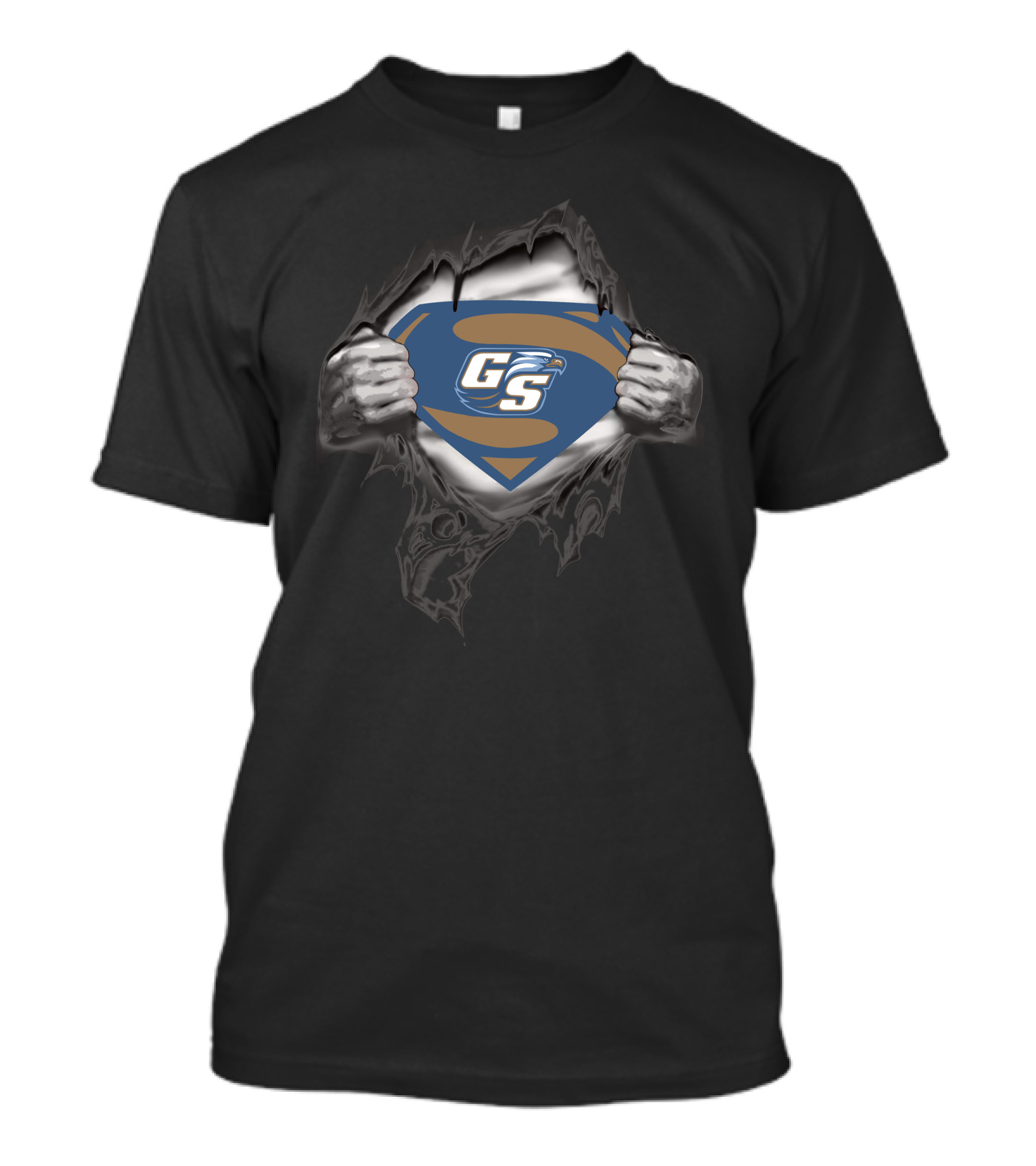 Georgia Southern GS Eagle Superhero Emblem T-Shirt