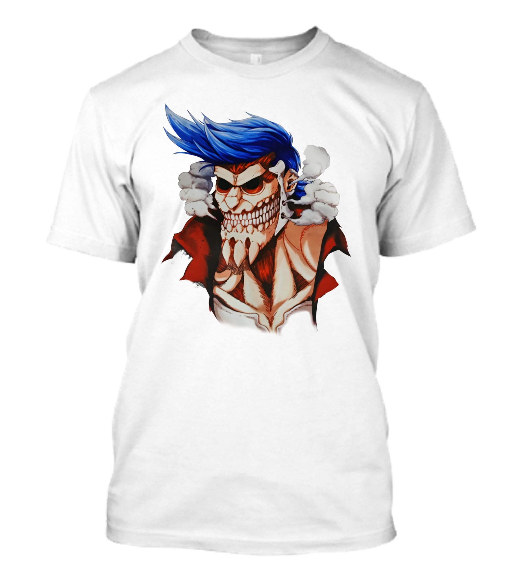 One Piece Franky Titan Transformation Crossover T-Shirt