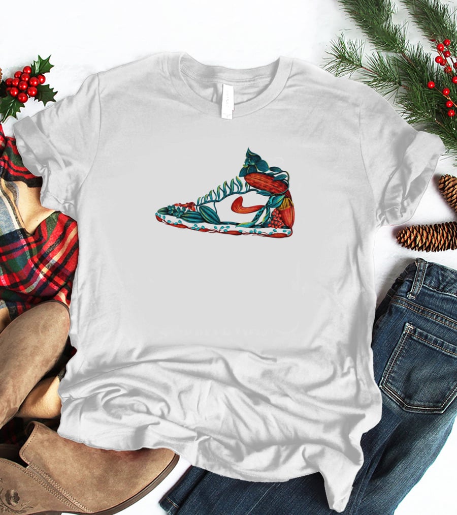 Raxenne Maniquiz Philippine Botanical Air Jordans T-Shirt