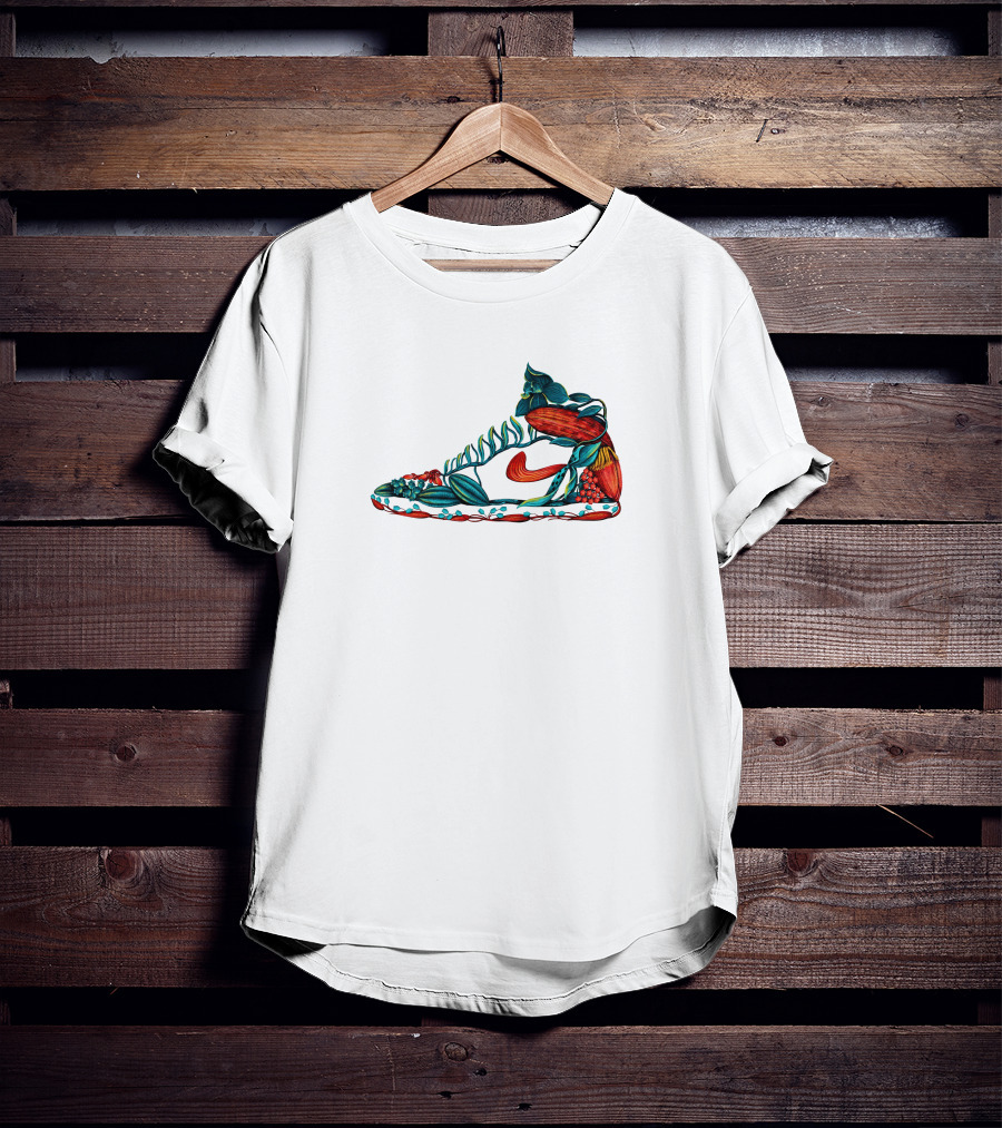Raxenne Maniquiz Philippine Botanical Air Jordans T-Shirt