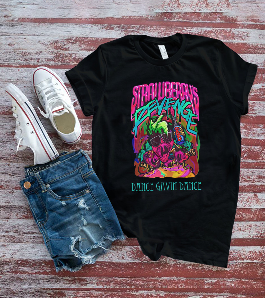 Strawberry's Revenge Dance Gavin Dance Vibrant T-Shirt