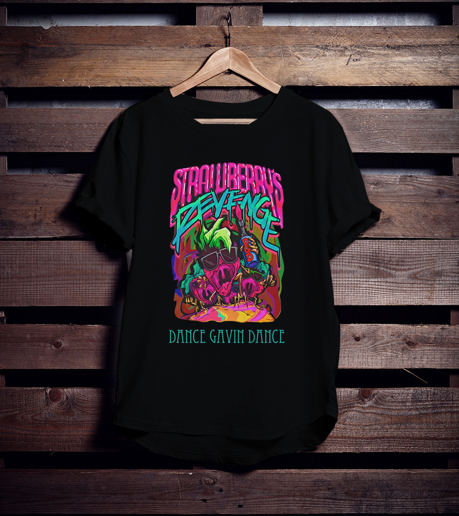 Strawberry's Revenge Dance Gavin Dance Vibrant T-Shirt