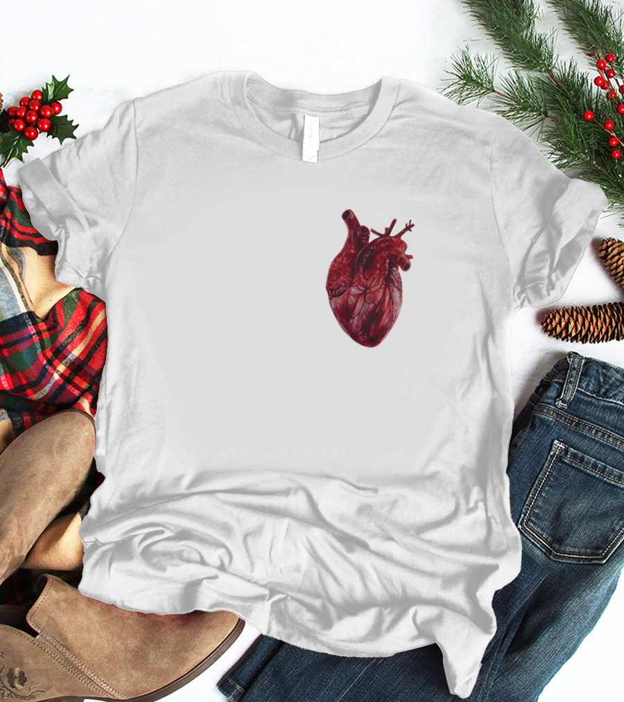 Anatomical Realistic Heart T-Shirt