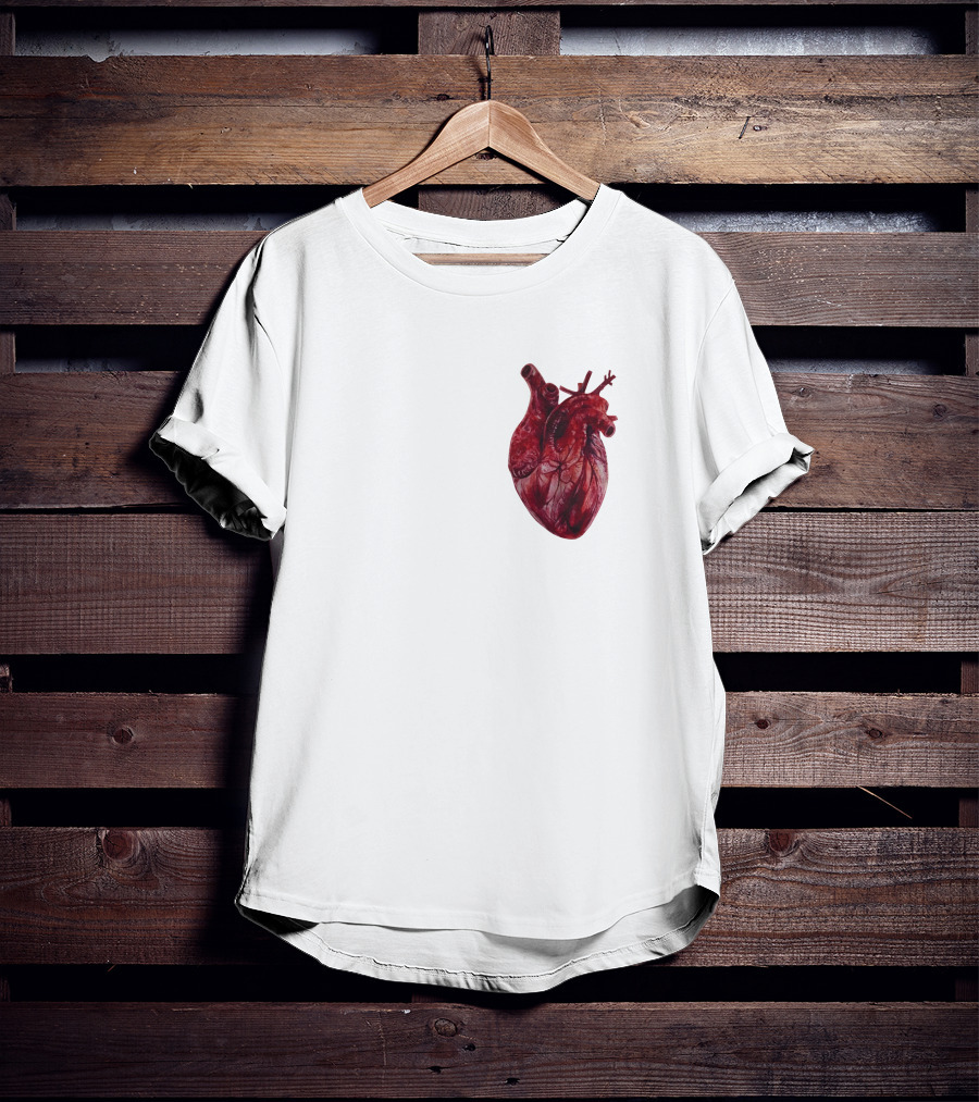 Anatomical Realistic Heart T-Shirt