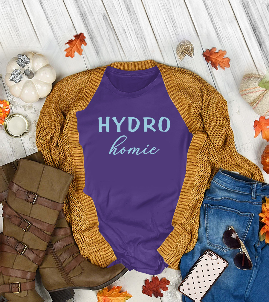 Hydro Homie Water Lover Womens H2o T-Shirt