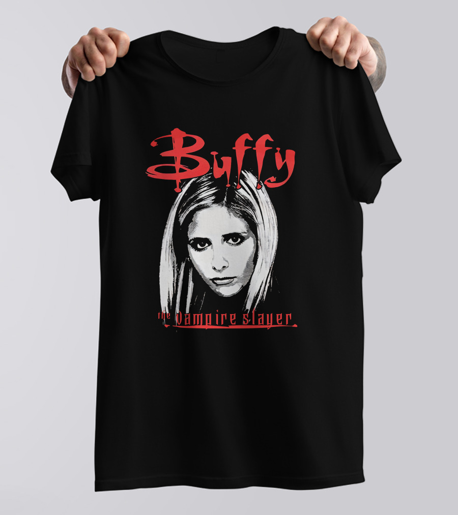 Buffy The Vampire Slayer Buffy Vampire Slayer Face Iconic Show T-Shirt