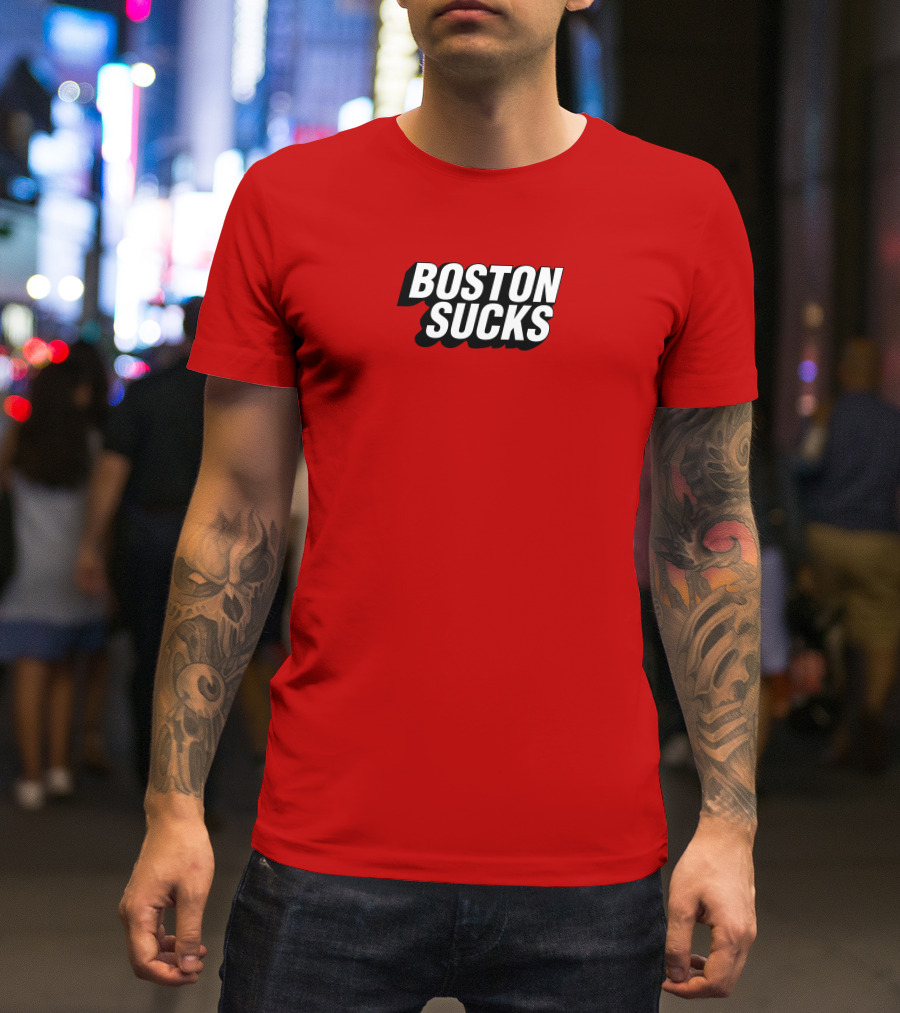 Ny Post Shop Boston Sucks T-Shirt