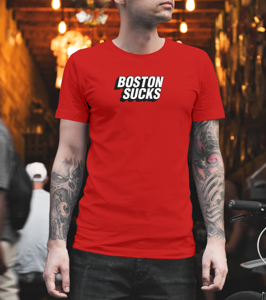 Ny Post Shop Boston Sucks T-Shirt