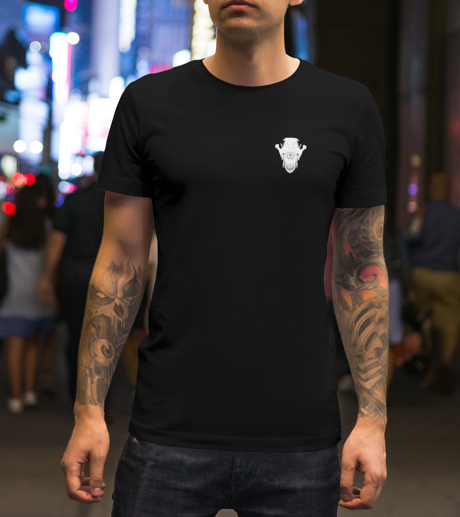 Wicked Bone Club Hound Skull T-Shirt