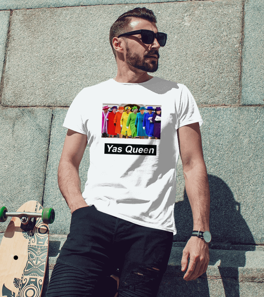Yas Queen Rainbow Fashion T-Shirt