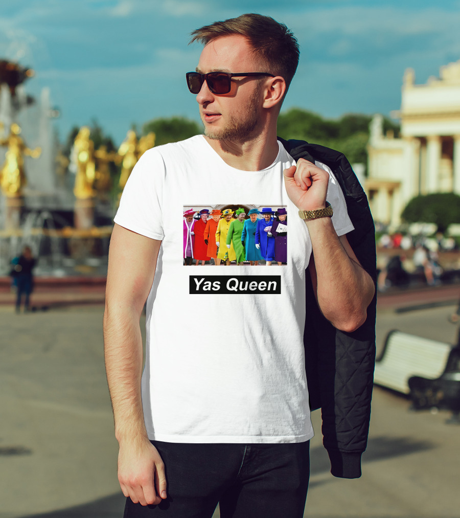 Yas Queen Rainbow Fashion T-Shirt