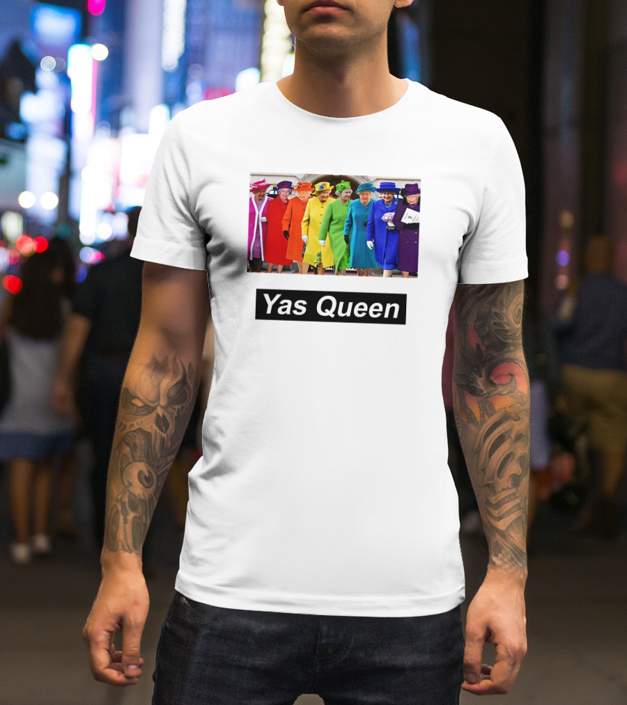 Yas Queen Rainbow Fashion T-Shirt