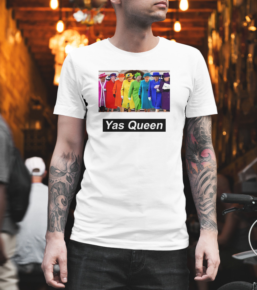 Yas Queen Rainbow Fashion T-Shirt
